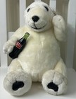 Coca Cola Polar Bear Bottle Plush Stuffed Animal Coke 1993 Vintage White Nwt 12   