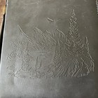 Leather Bible Cover Case - Large Size 7x10 1 In - Black Faux Leather