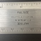 Nos Vintage K e Keuffel   Esser 18   aluminum Drafting Scale 1876a -22  W box