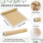 3 3ft X 30ft Burlap Wedding Aisle Runner Outdoor For Wedding Ceremony Wide Na   
