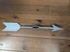 Antique Lightning Rod Weathervane Metal Directional Arrow Tail Aluminum Vtg 17 