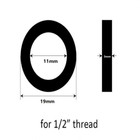 10x Shower Hose Washers Rubber Hose Washer Tap Sealing Rings Shower Head Washer
