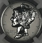 2025-w Ngc Pf69  25 Palladium Eagle Reverse Proof High Relief 1oz  ogp coa