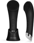 Rechargeable Silicone Facial Cleansing Brush With Heat Massage   Vibration  Wate