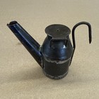 Antique Coal Miner   s Oil-wick  Teapot Lantern - Very Rare
