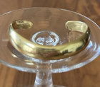 Vintage Brass Curved Cuff Bracelet Petite 4 75  X  33  Minimalist Stackable