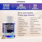 Anti Age - Resveratrol Nad  Berberine Hyaluronic Acid - 60 Ct   pack Of 2 