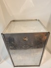 Antique Vintage Metal Hoosier Cabinet Bread Pie Drawer Sliding Lid 16 75x10 5x10