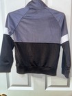 Nike Kids Two-tone Gray   Black Jacket With Neon Green Swoosh