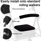 Unisex Rollator Walker Seat And Backrest Rollbar Covers Universal Soft Rollator