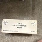 Ertl 1955 Chevrolet Pickup Truck Coin Bank W  Key 1 25 Diecast Metal