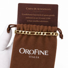 Italian 1 200 14k Yellow Gold Figaro Link Bracelet Chain Mens Womens In Mm