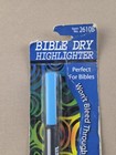 Vtg Bible Dry Highlighter Pencil Blue Retractable Refillable Rubberized Barrel