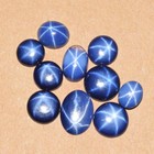 Natural 6 Rays Blue Star Sapphire Loose Gemstones Lot For Jewelry 20 Ct  10 Pcs