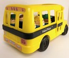 1991 Fisher Price Little People School Bus W   6  Little Tikes Tots Figures Lot