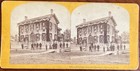 Stereoview Lincoln s Home With Mourners