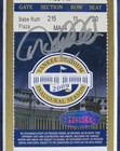 Derek Jeter Yankees 9 11 2009 Signed Ticket Collage Framed Mlb steiner Xhc219