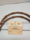 Set Of 2 Bag Purse Handles Bamboo Half Round U D Shape Replacement Crafts