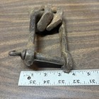 2x Antique 6  Log Dog raft Dogs With 6    Shackle - Collectible Pnw Logging Tools