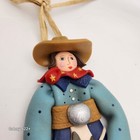 Western Cowgirl Cynthia Madrid Wall Art 13   Handpainted Chaps Boots Vintage