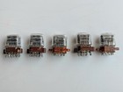 6x In-12a b Nixie Tubes Used  6x Sockets Brown  black Used Tested