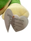 Ty Pillow Pal Ribbit Style 3000 Plush Frog Green   Cream 14  Soft Toy