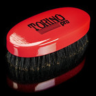 Torino Pro Wave Brush - Medium Hard Oval Palm military Bristle Brush - 360 Waves