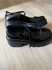 Dream Pairs Black Patent Mary Jane Chunky Platform Shoes Size 9