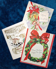Vintage Christmas Cards   Lot Of 3