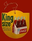 Coca-cola Coke King Size 6 Pack Adverising Ceiling Fan Or Light Cord Pull Sign