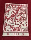Swedish Christmas Cross Stitch Tapestries Lot Of 11