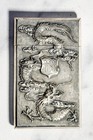 Refined Antique Chinese Export 900 Silver Calling Card Case Holder Dragon Bamboo