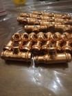 Lot Of 22 Viega Propress  Straight Tee Fitting 1 2in  3 4in   Copper Crimp