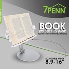 7penn 360 Rotating Book Stand For Reading - Adjustable Reading Stand Book Holder