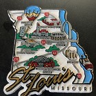 St  Louis  Missouri Refrigerator Fridge Magnet Travel Tourist Souvenir Us States