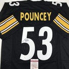 Autographed signed Maurkice Pouncey Pittsburgh Black Football Jersey Jsa Coa