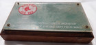 Vtg 1976 Fenway Park Green Monster Left Field Wall Piece Plaque Red Sox Jimmy 