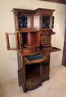 Antique Oak Ransom   Randolph Co  Dental Cabinet Model  66