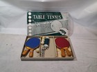 Vintage Knight Table Tennis Set In Original Box Ping Ping Usa Made Paddle Ov