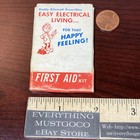 Vtg 1959 Rare Always Reddy Kilowatt Mighty Atom Pin Ready Running First Aid Kit
