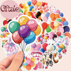 3 Random Birthday Balloons Vinyl Stickers Set Scrapbooking Laptop Water Bottle
