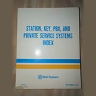 Bell System Station Key Pbx Private Service Systems Index 325-093 1975 1978 Lot