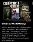 Star Wars Mandalorian And Grogu - Amc Imax Week 2 Mando Mondays Poster   Bonus 