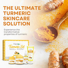 Turmeric Skincare Set     Turmeric Face Cleanser  Body Scrub  Cream   Facial Serum