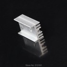500 Pcs lot 25x15x10mm Aluminum Heat Sink Cooler To-220 To220 Extrusion Heatsink