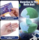 Galaxy Bath Bombs For Kids With Surprise Inside Space Toys  8 Pack Planet