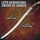 United Cutlery Lord Of The Rings Hadhafang Sword Of Arwen Evenstar Replica