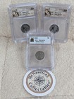 Icg Slabbed Original Hobo Nickel Set W  Buffalo Nickel 5c - Genuine Hobo Label