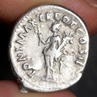 Emperor Trajan Denarius 98ad Ancient Roman Empire Silver Coin Pax Vf Rome