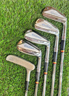 Vintage Wilson Golf Club Set Sam Snead Irons 3 7 8 9   Billy Casper Blade Putter